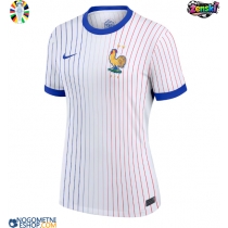 Ženski Nogometni dresi Francija Gostujoči EP 2024 Kratek Rokav